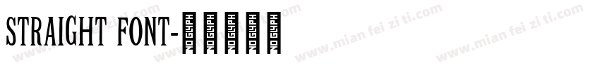 Straight font字体转换